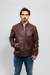 VGN Classic Men's Vegan Faux Leather Jacket